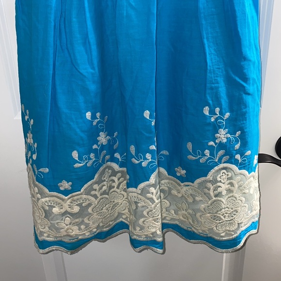 NWT Speechless Juniors Dress - size 11 - blue with spaghetti straps and back zip - Picture 4 of 13